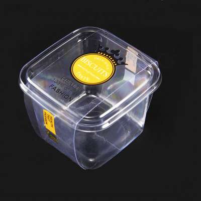 Plastic Cookie Box, Biscuit Cookie Box Packaging, Clear Plastic Box