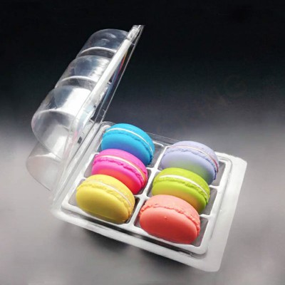 Clamshell customized blister packaging for display macaron tray / box