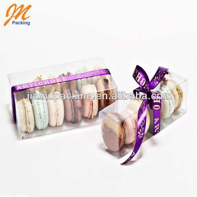 PET PP different size plastic packaging box for macaron