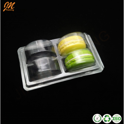 Clear PET customized macaron packaging box hot sale