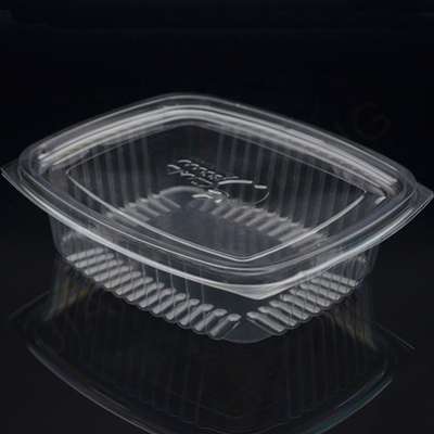 disposable plastic food storage container