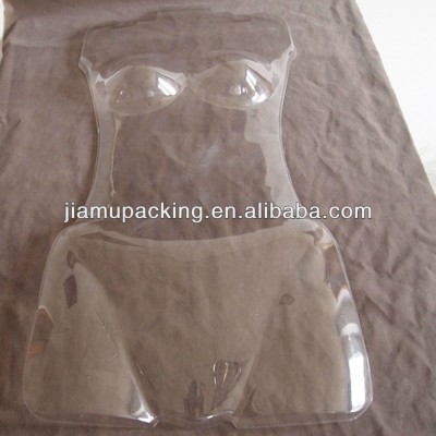 wholesale clear PVC plastic thermoform underwear manikin